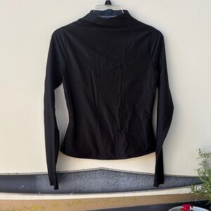 Naked Wardrobe Black Long Sleeve Top